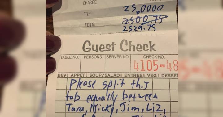 Mike Dewine - Ohio customer leaves $2.5K tip for restaurant staff struggling due to coronavirus - globalnews.ca - Usa - state Ohio - city Columbus