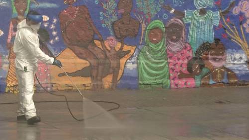 Coronavirus outbreak: disinfection efforts continue in Spain to fight the spread of the virus - globalnews.ca - Germany - Spain - Britain - city Madrid