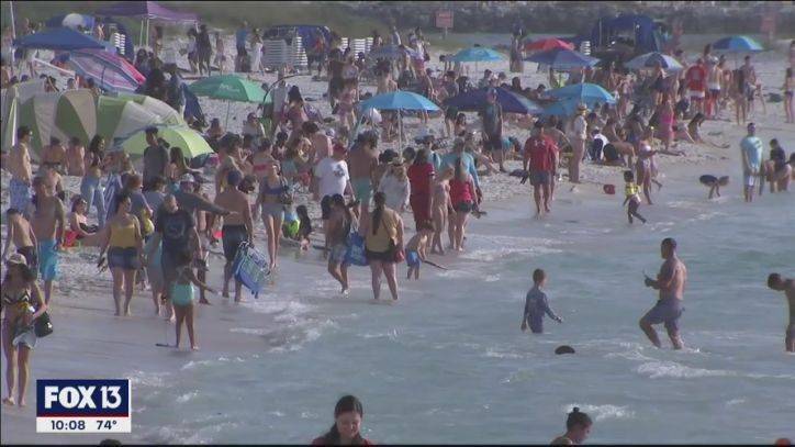 Despite warnings, mass closures, Pinellas County beaches remain open - fox29.com - state Florida - county Pinellas - county Clearwater