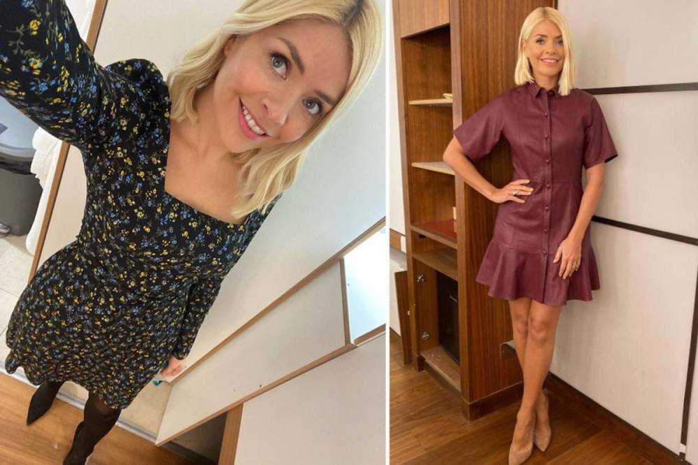 Holly Willoughby - Holly Willoughby forced to take her own outfit selfie during coronavirus social distancing at This Morning - thesun.co.uk