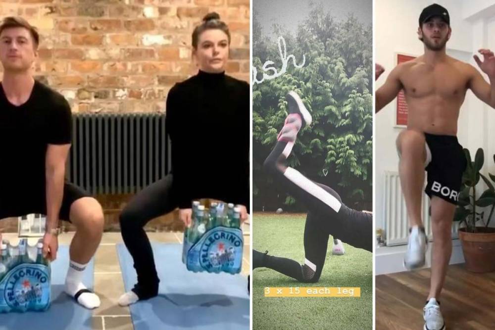 Faye Brookes - How celebs are keeping fit with coronavirus workouts on Instagram – and you can join in too - thesun.co.uk