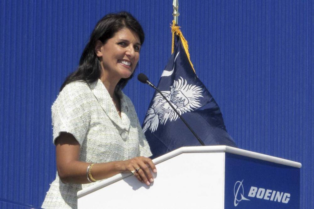 Nikki Haley - Nikki Haley resigns from Boeing board over airlines bailout - clickorlando.com - state South Carolina - Columbia, state South Carolina