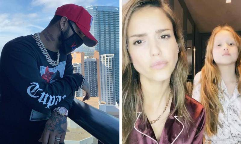 Jennifer Lopez - Jessica Alba - Anuel Aa - Anuel AA, Jessica Alba and more hilarious viral videos from stars practicing social distancing - us.hola.com - Italy - Spain