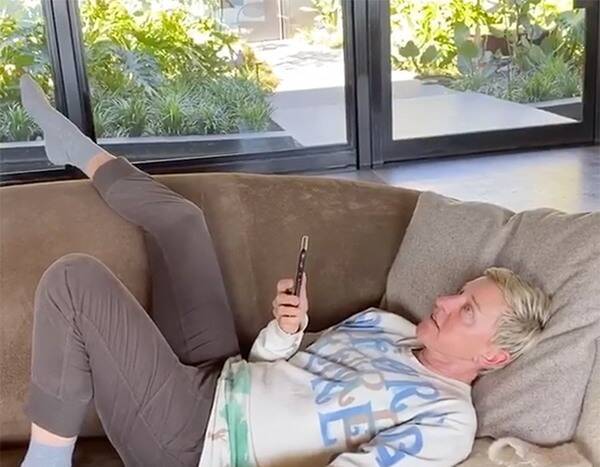 Portia De-Rossi - Jessica Biel - Kevin Hart - Ellen DeGeneres' FaceTime Calls With Tiffany Haddish and Kevin Hart Will Make You LOL - eonline.com