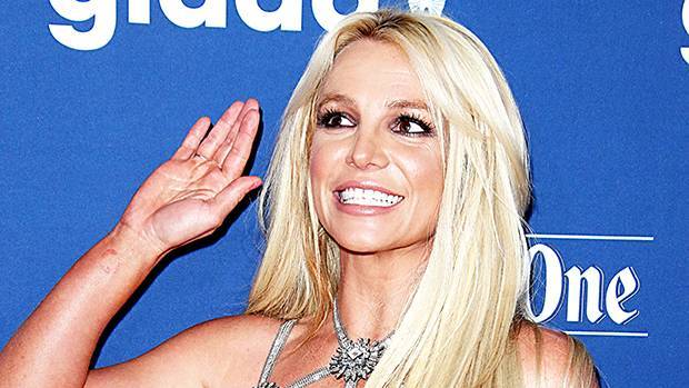 Britney Spears Dances On A Lifeguard Stand Urges Fans To ‘Stay Positive’ - hollywoodlife.com
