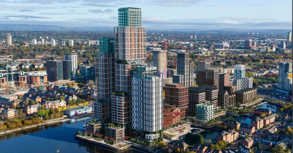 Huge plans for new Salford Quays neighbourhood - including 1,500 homes, two hotels, a lido and floating gardens - approved - manchestereveningnews.co.uk - county Quay