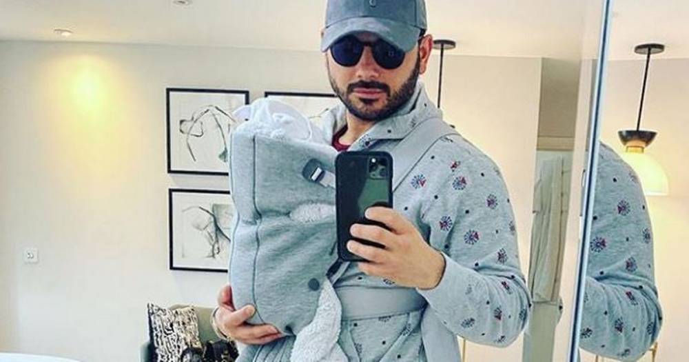 Ryan Thomas - Tina Obrien - Ryan Thomas shares first adorable photo of himself and his newborn son from self-isolation - manchestereveningnews.co.uk