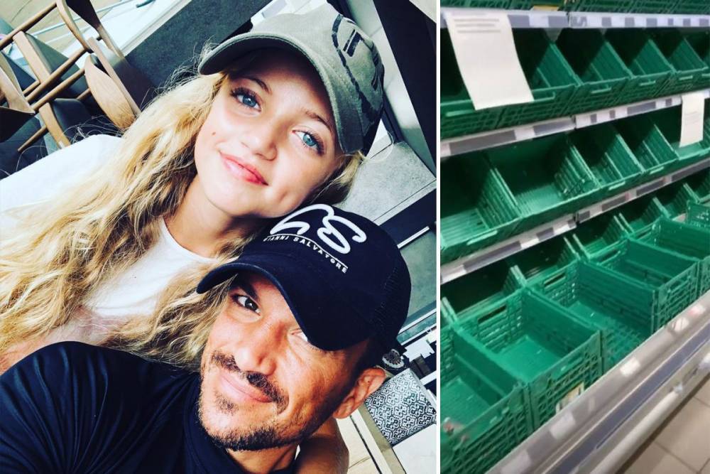 Emily Macdonagh - Horrified Peter Andre can’t buy food for his kids as coronavirus panic buying strips the shelves - thesun.co.uk