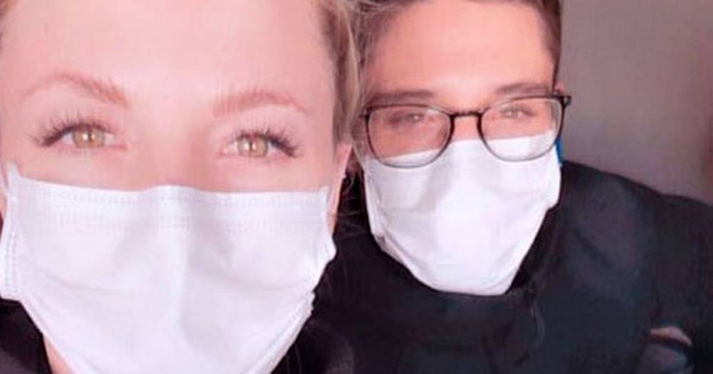 Rangers star's wife shares coronavirus face mask selfie in LA after Scots Prem halt - dailystar.co.uk - Los Angeles - state California - city Los Angeles - Scotland