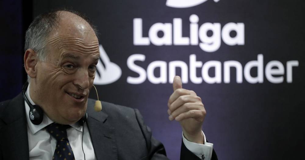 Javier Tebas - Football set for 'mid-May' return as La Liga chief pushes for UEFA to make 'joint ruling' - dailyrecord.co.uk - Spain - Britain