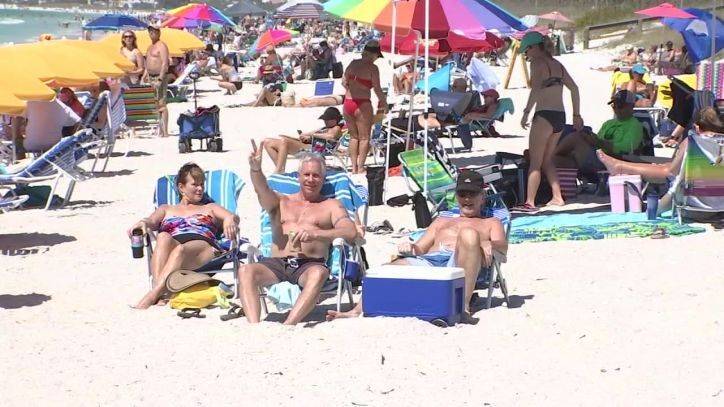 Beaches packed before county's closure goes into effect midnight Saturday - fox29.com - county Pinellas