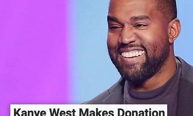 Kanye West - Kanye West joins growing list of concerned high-profile citizens donating to charities amid pandemic - dailymail.co.uk - Los Angeles - city Chicago