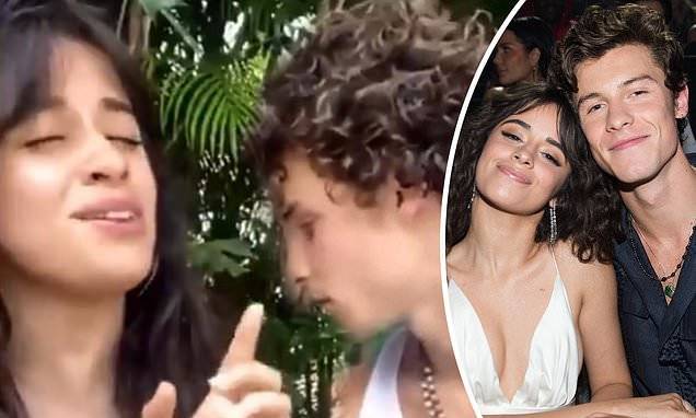 Camila Cabello - Shawn Mendes - Ed Sheeran - Camila Cabello and Shawn Mendes perform cover of the Ed Sheeran hit during Instagram Live concert - dailymail.co.uk