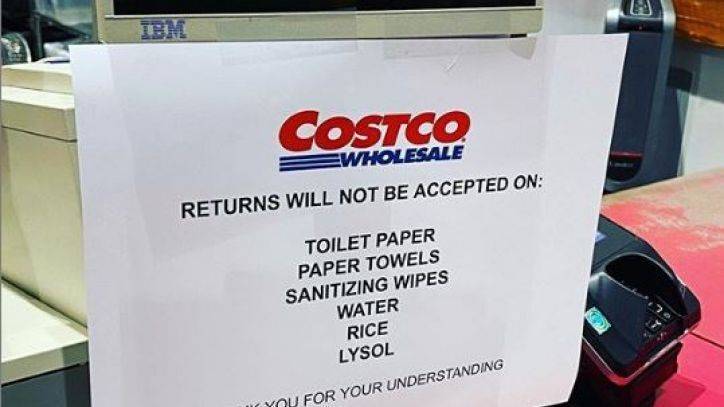 Costco stores aren’t accepting returns on water, rice, other high-demand items amid COVID-19 - fox29.com - Los Angeles