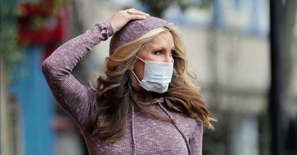 Coronavirus: Caprice Bourett steps out in mask days after challenging expert over virus - mirror.co.uk