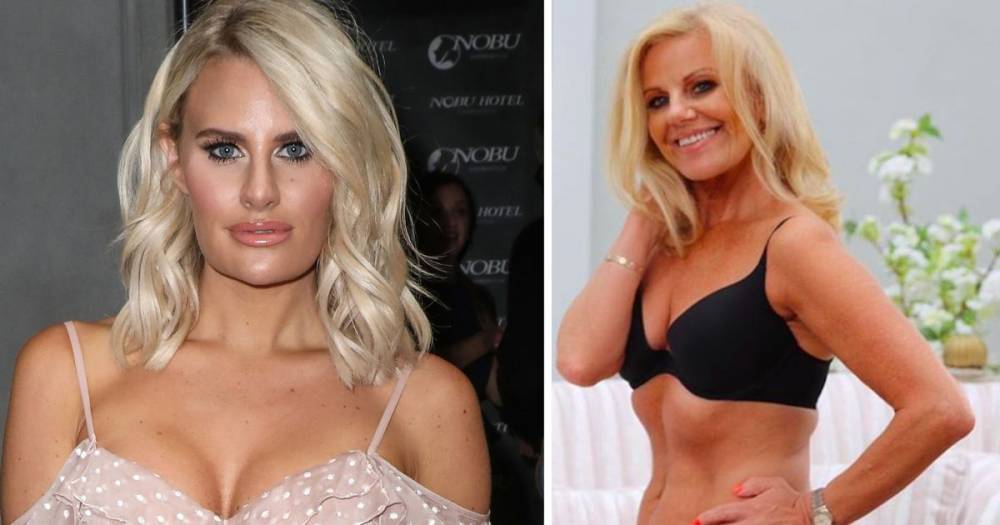 Danielle Armstrong - Danielle Armstrong posts stunning lingerie snap of lookalike mum in celebration of her 58th birthday - ok.co.uk