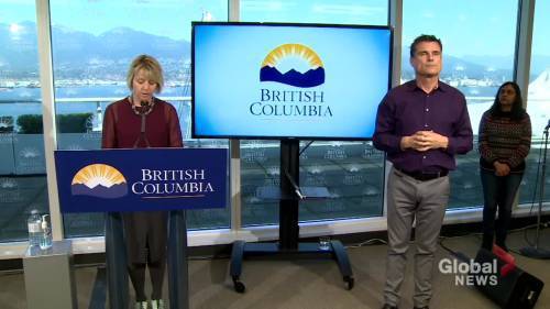 Bonnie Henry - Coronavirus outbreak: B.C. reports 74 new cases of COVID-19 bringing its total to 424 - globalnews.ca - Britain - county Columbia