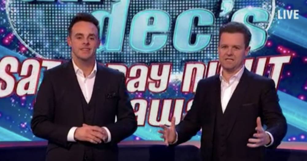 Declan Donnelly - Ant and Dec are labelled 'heroes' as they present first Saturday Night Takeaway without live audience - ok.co.uk