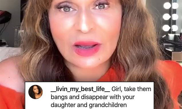 Tina Knowles - Beyonce's mother Tina Knowles goes after a troll who criticized her 'corny joke' - dailymail.co.uk