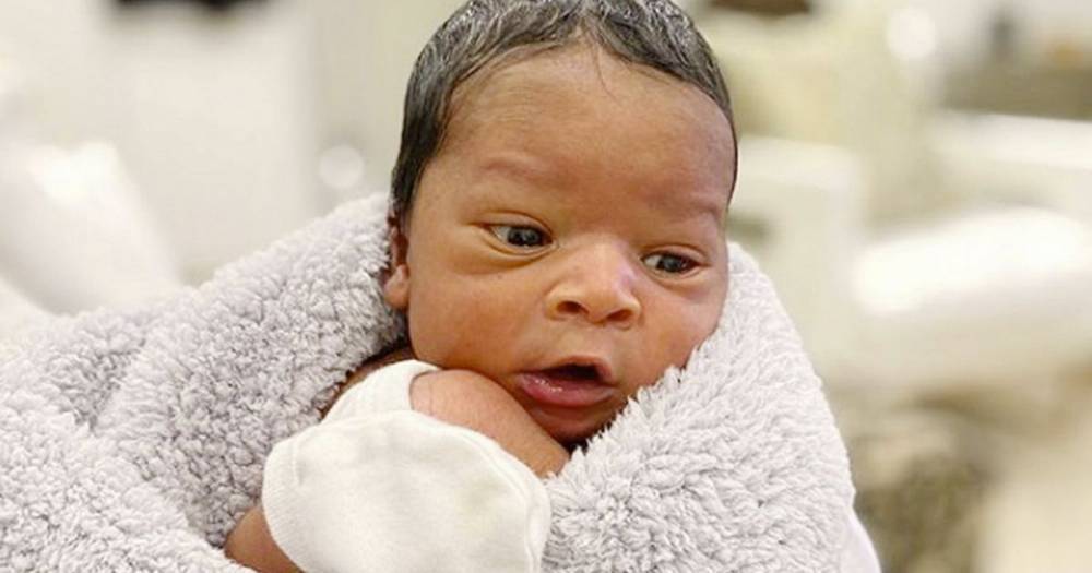 Khloe Kardashian - Malika Haqq unveils adorable first photo of newborn son Ace one week after giving birth - mirror.co.uk