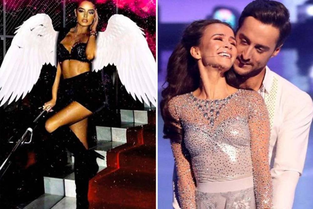 Maura Higgins - Carlotta Edwards - Alexander Demetriou - Maura Higgins shares snap of herself as an angel after Dancing On Ice partner’s wife leaves the country - thesun.co.uk - Britain - Canada - city Columbia, Britain