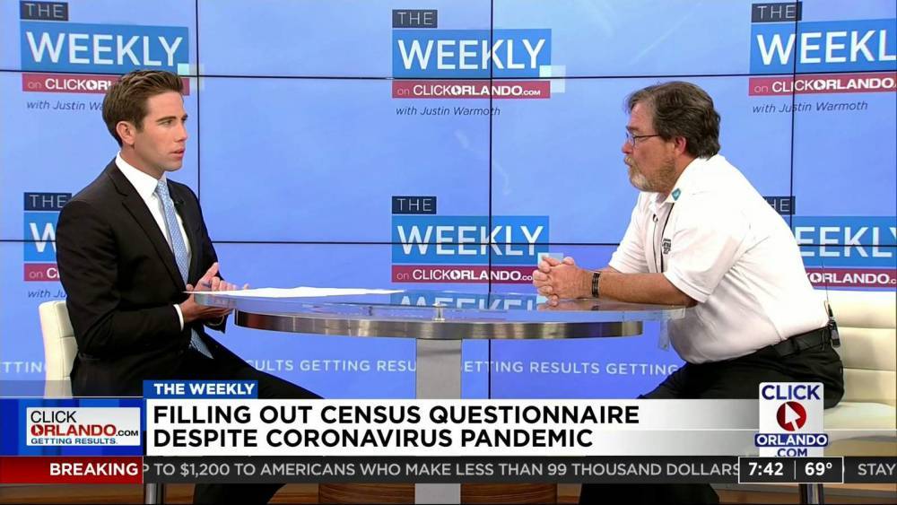 Justin Warmoth - Census bureau monitors operations following suspension amid coronavirus concerns - clickorlando.com - state Florida