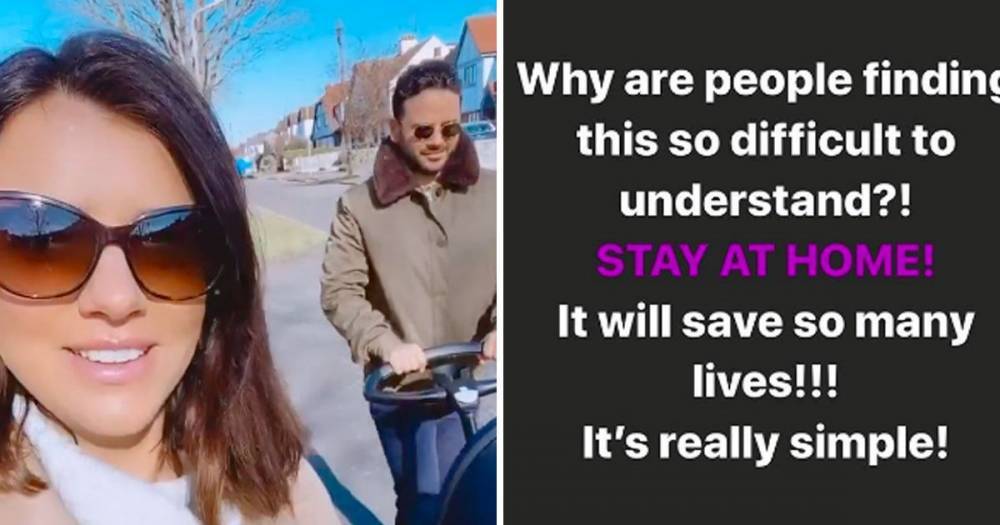Ryan Thomas - Lucy Mecklenburgh - Lucy Mecklenburgh defends decision to go for a walk with baby son Roman after urging people to self-isolate - ok.co.uk