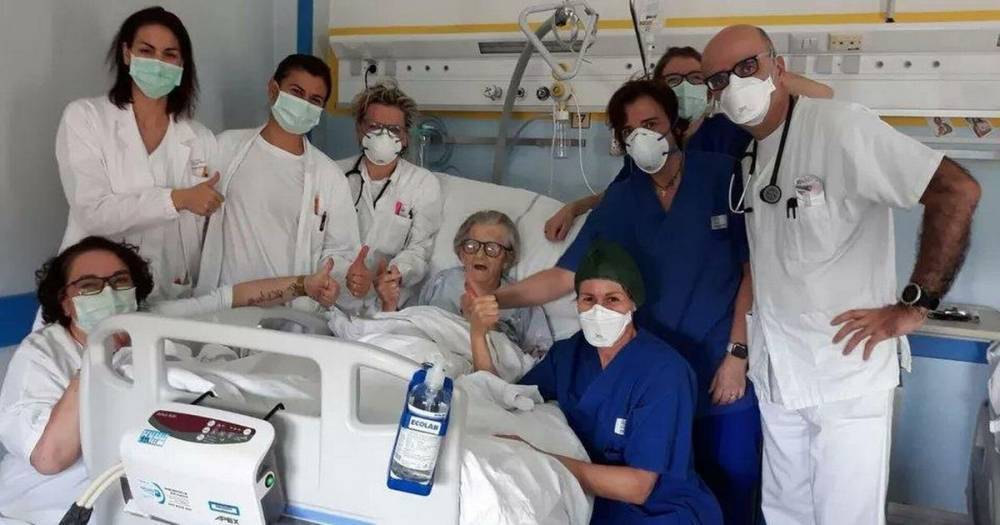 Grandmother, 95, becomes oldest coronavirus patient to make full recovery - dailystar.co.uk - Italy
