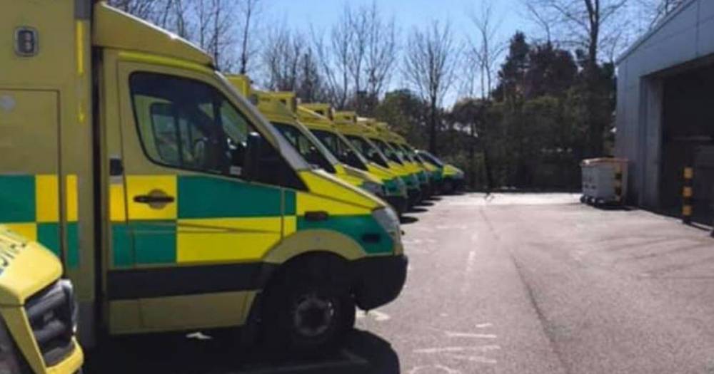 Paramedics fighting coronavirus have holes drilled into ambulance tyres by vandals - dailystar.co.uk - county Kent