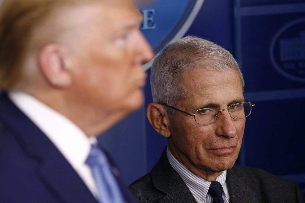 Donald Trump - Anthony Fauci - Fauci says he can't stop Trump from talking at briefings - clickorlando.com - China - area District Of Columbia - Washington, area District Of Columbia