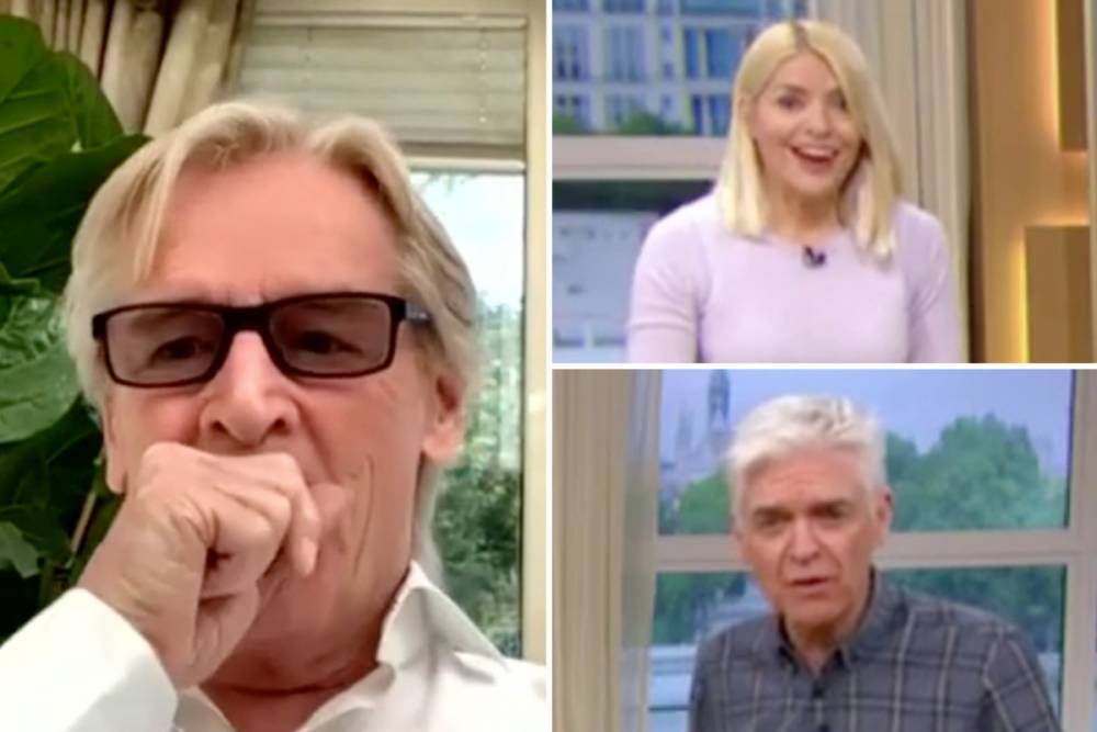 Holly Willoughby - Ken Barlow - Bill Roache - Phil Schofield - Corrie fans worry for Bill Roache, 87, as he coughs five times during interview on This Morning amid coronavirus panic - thesun.co.uk - county Cheshire