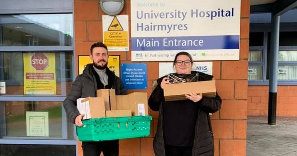 Starbucks Hamilton donate coffee and cakes to NHS Lanarkshire staff at Hairmyres - dailyrecord.co.uk