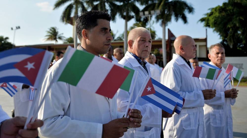 Italy welcomes doctors from Cuba to fight Covid-19 - rte.ie - Italy - Cuba