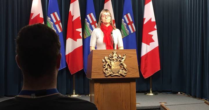 Jason Kenney - Deena Hinshaw - Marcia Johnson - Alberta Coronavirus - Alberta officials to update provincial response to COVID-19 Monday afternoon - globalnews.ca