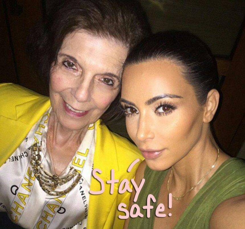 Kim Kardashian - Kris Jenner - Kim Kardashian Reveals Grandma ‘MJ’ Has Been In Self-Isolation For A Month Already! - perezhilton.com - county San Diego