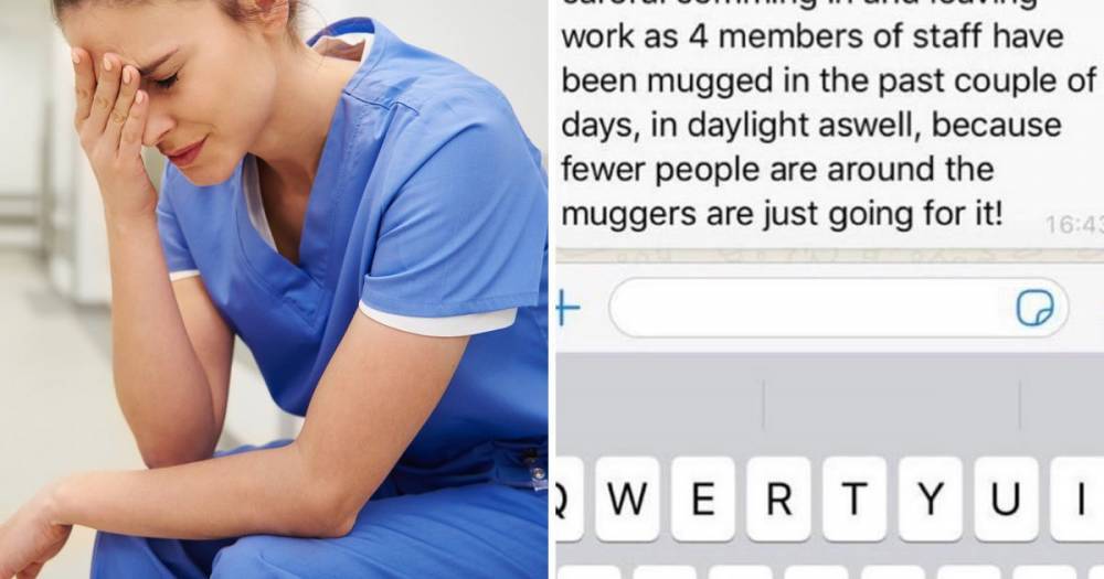 Nurse shares heartbreaking reality as she reveals colleagues are being 'mugged at knife point' for their NHS ID badges - ok.co.uk