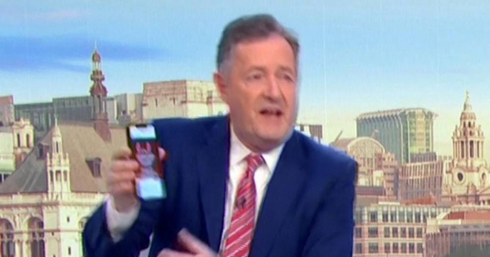 Piers Morgan - Piers Morgan shares chilling coronavirus pic to warn 'morons' relatives will die - dailystar.co.uk - Britain