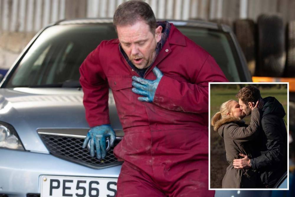 Jamie Tate - Belle Dingle - Emmerdale spoilers: Final scenes before soap suspension as Jamie Tate turns love rat and Dan suffers a heart attack - thesun.co.uk