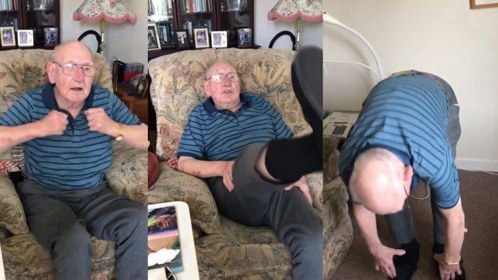 Lake Mary - 'Knees and toes!' Man shows seniors around the world how to stay active during coronavirus pandemic - fox29.com - Britain