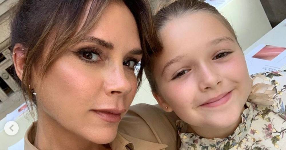 Victoria Beckham shares epic throwback snap as she begins working from home - mirror.co.uk - Victoria, county Beckham - city Victoria, county Beckham - county Beckham