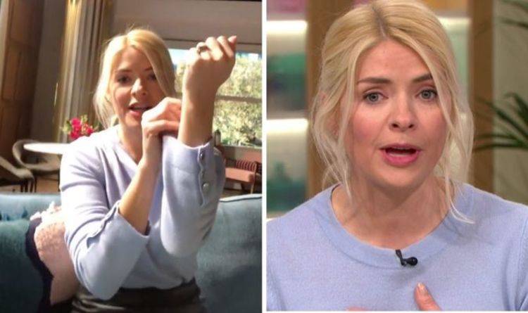 Holly Willoughby - Phillip Schofield - Neil Jones - Holly Willoughby: This Morning host addresses awkward mishap 'Shouldn't be let loose' - express.co.uk