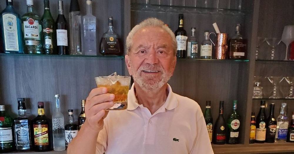 Alan Sugar - Alan Sugar toasts his 73rd birthday with stiff drink after going alcohol-free for months - mirror.co.uk