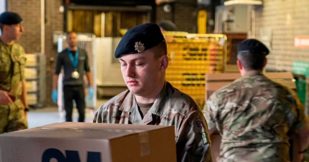 Boris Johnson - Army spotted delivering coronavirus supplies to hospitals during UK lockdown - dailystar.co.uk - Britain - London