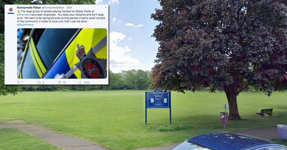 Boris Johnson - Coronavirus: Police disperse groups of footballers and boy racers during lockdown - mirror.co.uk - Britain