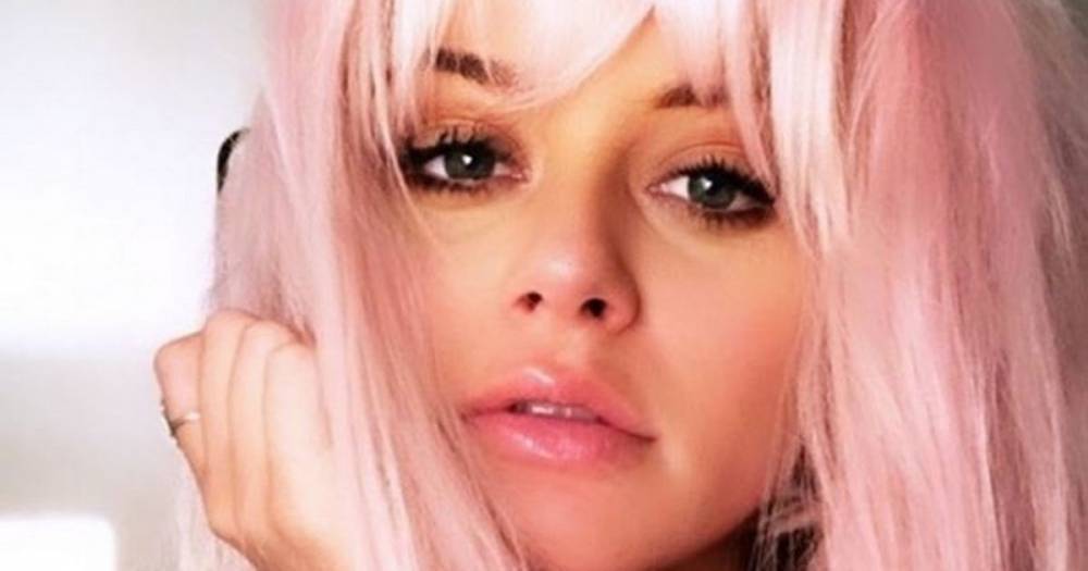Emily Atack - Emily Atack glugs wine, burns eggs and waves into pals' windows in self-isolation - mirror.co.uk