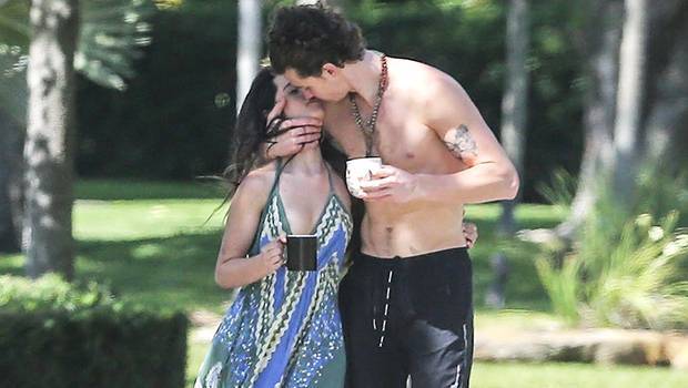 Shawn Mendes - Camila Cabello Shirtless Shawn Mendes Kiss While Getting Fresh Air Amid Quarantining Together - hollywoodlife.com - county Miami