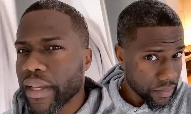 Kevin Hart - Kevin Hart embraces his grey hair during rare break from acting - dailymail.co.uk