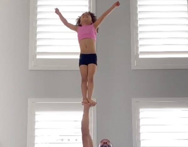 Meet the Father-Daughter Duo Whose Cheer Stunts Have the Internet Flipping Out - eonline.com - state Texas