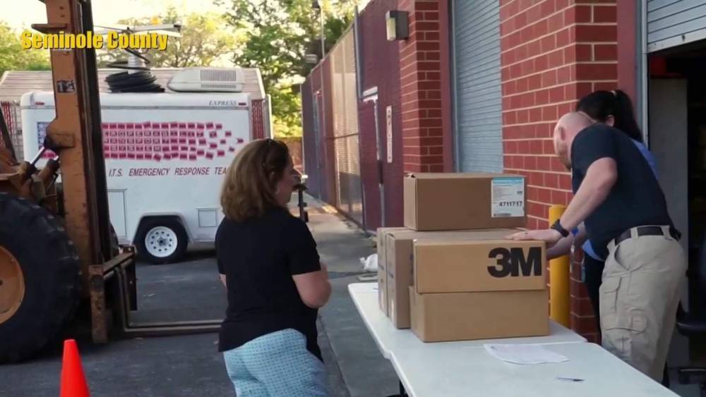 Much-needed PPE supplies starting to arrive at local emergency management offices - clickorlando.com - state Florida - county Seminole