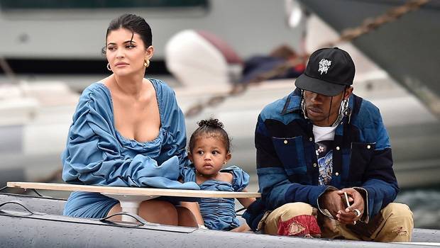 Kylie Jenner - Travis Scott - Kim Kardashian - Kris Jenner - Travis Scott Plays Basketball With Stormi In Cute Video Amid Fan Speculation He’s Isolating With Kylie Jenner - hollywoodlife.com